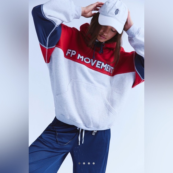 Free People Tops - Nwt Final Call Colorblock Hoodie